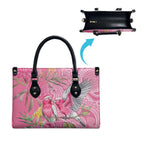 Australia Pink Galah Leather Bag Rose-breasted Cockatoo Waratah Indigenous Art - Aussie Hoodie
