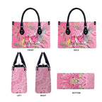 Australia Pink Galah Leather Bag Rose-breasted Cockatoo Waratah Indigenous Art - Aussie Hoodie