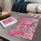 Australia Pink Galah Puzzle Rose-breasted Cockatoo Waratah Indigenous Art - Aussie Hoodie