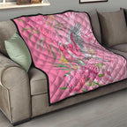 Australia Pink Galah Quilt Rose-breasted Cockatoo Waratah Indigenous Art - Aussie Hoodie