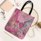 Australia Pink Galah Tote Bag Rose-breasted Cockatoo Waratah Indigenous Art - Aussie Hoodie
