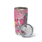Australia Pink Galah Tumbler Cup Rose-breasted Cockatoo Waratah Indigenous Art - Aussie Hoodie