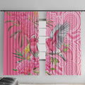 Australia Pink Galah Window Curtain Rose-breasted Cockatoo Waratah Indigenous Art - Aussie Hoodie