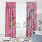 Australia Pink Galah Window Curtain Rose-breasted Cockatoo Waratah Indigenous Art - Aussie Hoodie