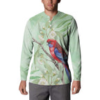 Australia Crimson Rosella Button Sweatshirt Platycercus Elegans Eucalyptus Alba Watercolor - Aussie Hoodie