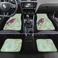 Australia Crimson Rosella Car Mats Platycercus Elegans Eucalyptus Alba Watercolor - Aussie Hoodie