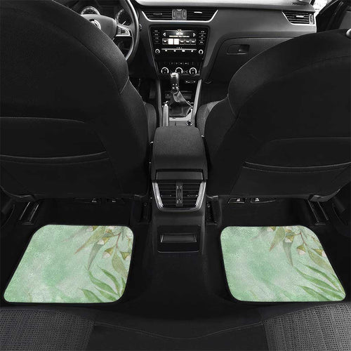 Australia Crimson Rosella Car Mats Platycercus Elegans Eucalyptus Alba Watercolor - Aussie Hoodie