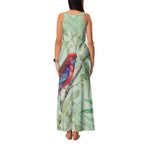 Australia Crimson Rosella Family Matching Tank Maxi Dress and Hawaiian Shirt Platycercus Elegans Eucalyptus Alba Watercolor - Aussie Hoodie