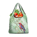 Australia Crimson Rosella Grocery Bag Platycercus Elegans Eucalyptus Alba Watercolor - Aussie Hoodie