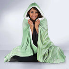 Australia Crimson Rosella Hooded Blanket Platycercus Elegans Eucalyptus Alba Watercolor - Aussie Hoodie