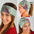 Australia Crimson Rosella Neck Gaiter Platycercus Elegans Eucalyptus Alba Watercolor - Aussie Hoodie