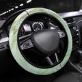 Australia Crimson Rosella Steering Wheel Cover Platycercus Elegans Eucalyptus Alba Watercolor - Aussie Hoodie