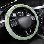 Australia Crimson Rosella Steering Wheel Cover Platycercus Elegans Eucalyptus Alba Watercolor - Aussie Hoodie