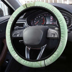 Australia Crimson Rosella Steering Wheel Cover Platycercus Elegans Eucalyptus Alba Watercolor - Aussie Hoodie