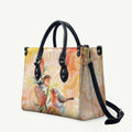 Australia Flame Robin Leather Bag Petroica Phoenicea Banksia Indigenous Art - Aussie Hoodie