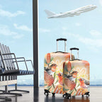 Australia Flame Robin Luggage Cover Petroica Phoenicea Banksia Indigenous Art - Aussie Hoodie