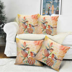 Australia Flame Robin Pillow Cover Petroica Phoenicea Banksia Indigenous Art - Aussie Hoodie