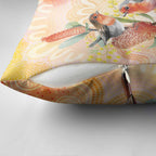 Australia Flame Robin Pillow Cover Petroica Phoenicea Banksia Indigenous Art - Aussie Hoodie
