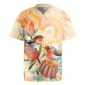Australia Flame Robin Rugby Jersey Petroica Phoenicea Banksia Indigenous Art - Aussie Hoodie