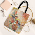 Australia Flame Robin Tote Bag Petroica Phoenicea Banksia Indigenous Art - Aussie Hoodie