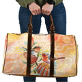 Australia Flame Robin Travel Bag Petroica Phoenicea Banksia Indigenous Art - Aussie Hoodie