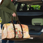 Australia Flame Robin Travel Bag Petroica Phoenicea Banksia Indigenous Art - Aussie Hoodie