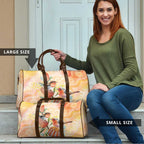 Australia Flame Robin Travel Bag Petroica Phoenicea Banksia Indigenous Art - Aussie Hoodie