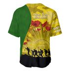 Australia Cricket ANZAC Day 2024 Baseball Jersey Australian Army Camouflage With Poppies