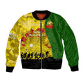 Australia Cricket ANZAC Day 2024 Bomber Jacket Australian Army Camouflage With Poppies