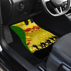 Australia Cricket ANZAC Day 2024 Car Mats Australian Army Camouflage With Poppies