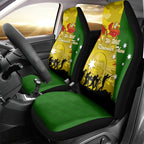 Australia Cricket ANZAC Day 2024 Car Seat Cover Australian Army Camouflage With Poppies