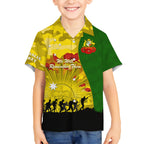 Australia Cricket ANZAC Day 2024 Hawaiian Shirt Australian Army Camouflage With Poppies