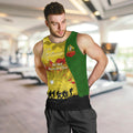 Australia Cricket ANZAC Day 2024 Men Tank Top Australian Army Camouflage With Poppies