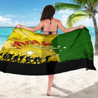 Australia Cricket ANZAC Day 2024 Sarong Australian Army Camouflage With Poppies