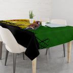 Australia Cricket ANZAC Day 2024 Tablecloth Australian Army Camouflage With Poppies