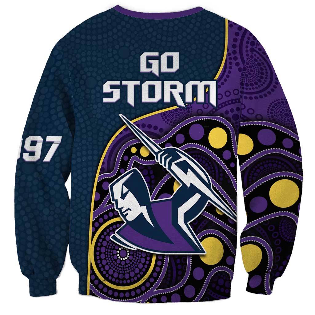 Storm Rugby Sweatshirt Est 1997 Indigenous Art LT14