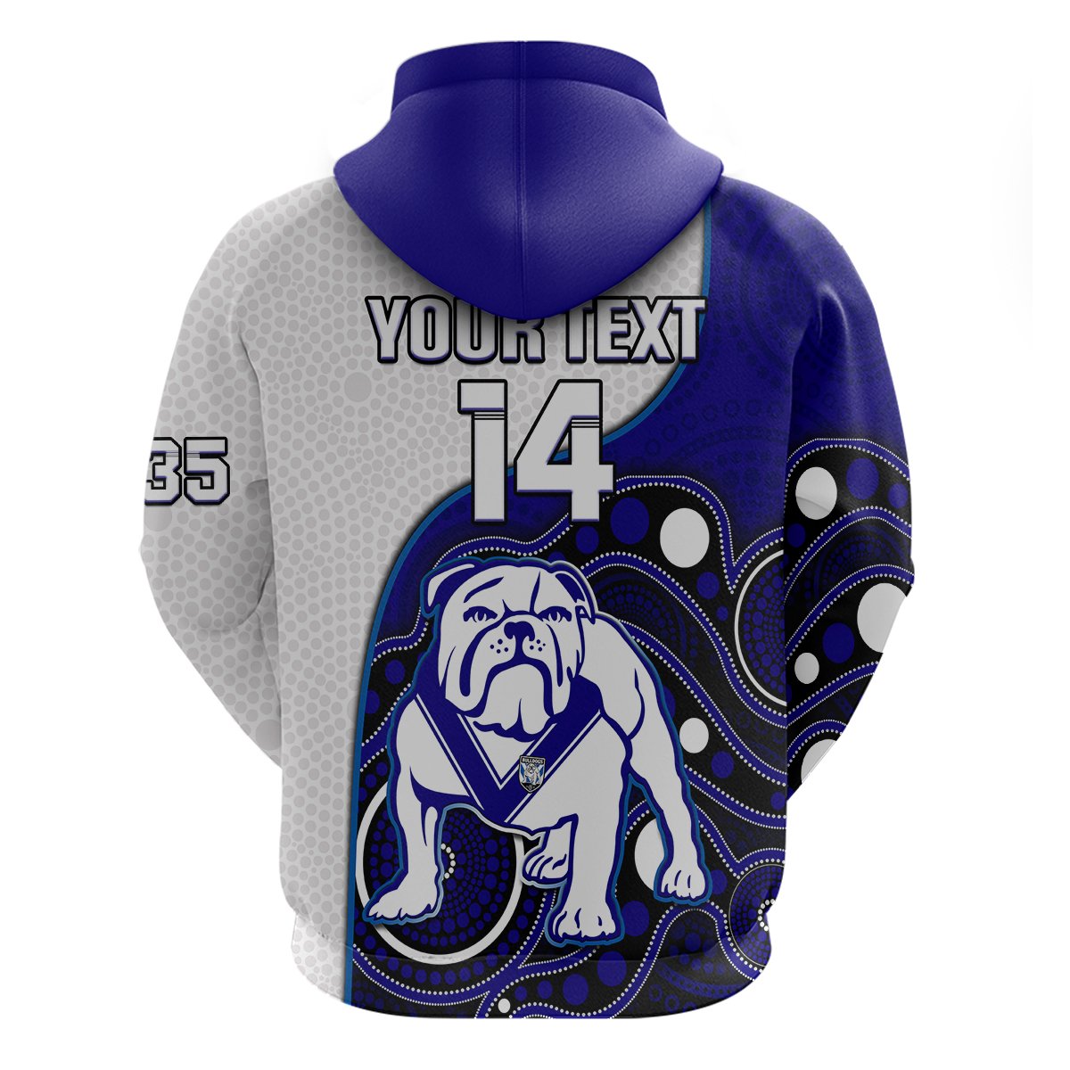 custom-text-and-number-bulldogs-rugby-hoodie-go-doggies-indigenous-art