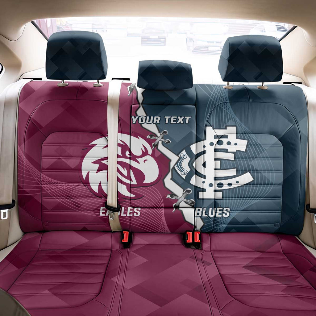 Personalised NRL Eagles and AFL Blues Back Car Seat Cover Dynamic Style