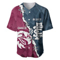 Personalised NRL Eagles and AFL Blues Baseball Jersey Dynamic Style