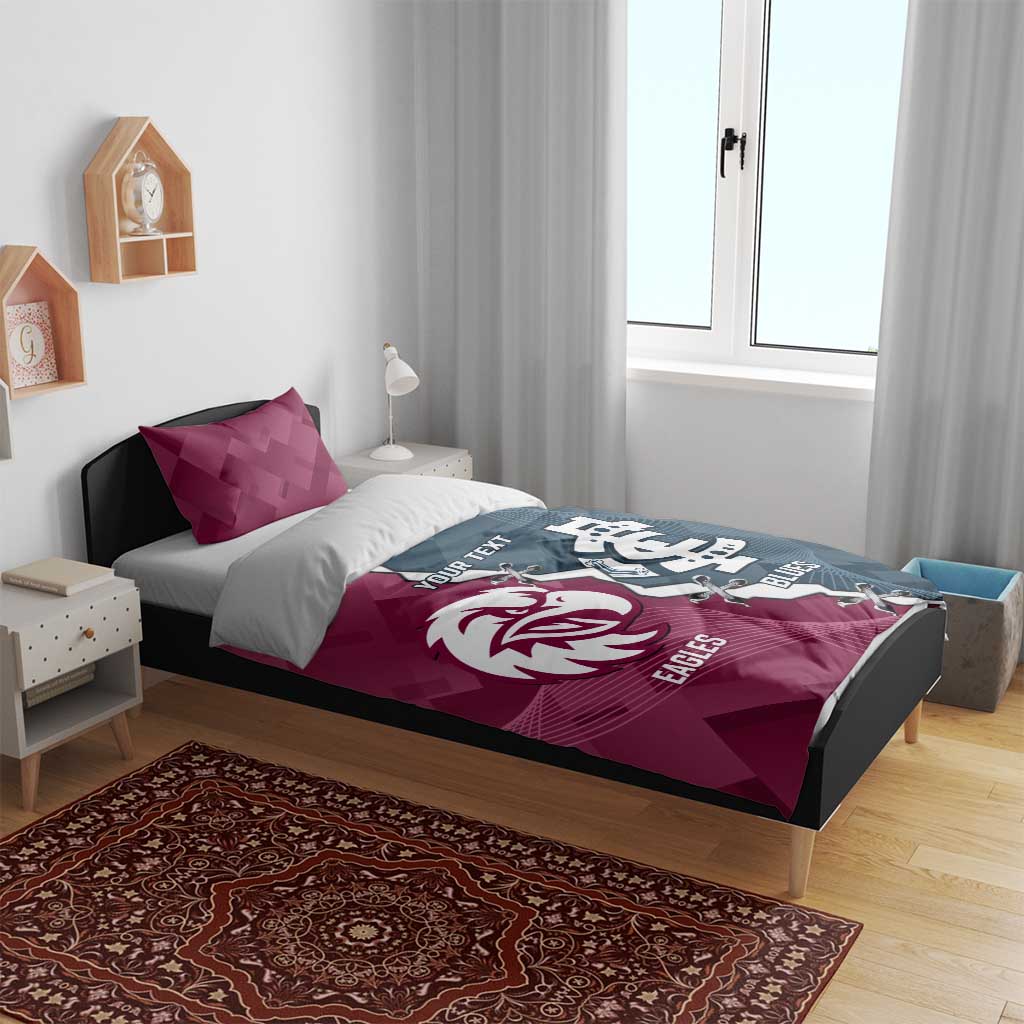 Personalised NRL Eagles and AFL Blues Bedding Set Dynamic Style