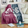 Personalised NRL Eagles and AFL Blues Blanket Dynamic Style