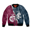 Personalised NRL Eagles and AFL Blues Bomber Jacket Dynamic Style