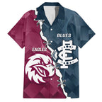 Personalised NRL Eagles and AFL Blues Hawaiian Shirt Dynamic Style