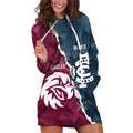 Personalised NRL Eagles and AFL Blues Hoodie Dress Dynamic Style