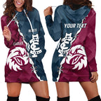 Personalised NRL Eagles and AFL Blues Hoodie Dress Dynamic Style