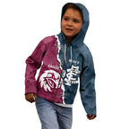 Personalised NRL Eagles and AFL Blues Kid Hoodie Dynamic Style
