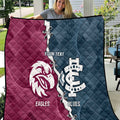 Personalised NRL Eagles and AFL Blues Quilt Dynamic Style