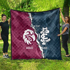 Personalised NRL Eagles and AFL Blues Quilt Dynamic Style