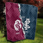 Personalised NRL Eagles and AFL Blues Quilt Dynamic Style