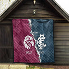 Personalised NRL Eagles and AFL Blues Quilt Dynamic Style